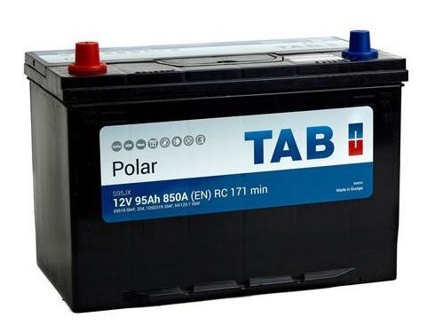Аккумулятор автомобильный Tab Polar 95Ah 850A (п.п.) Asia